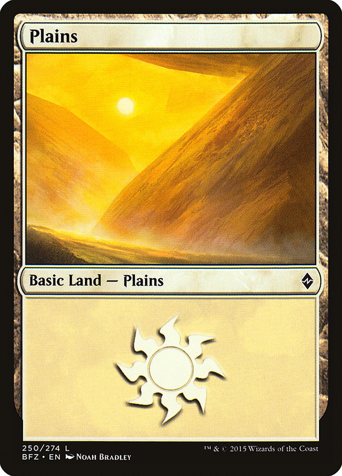 Plains (250) [Battle for Zendikar] | The CG Realm