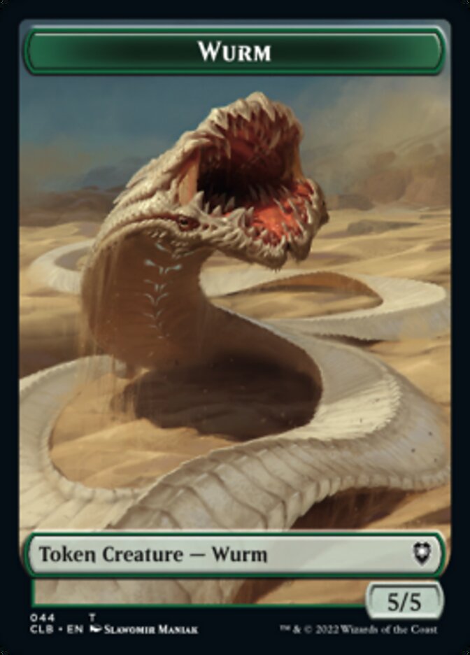 Phyrexian Beast // Wurm Double-Sided Token [Commander Legends: Battle for Baldur's Gate Tokens] | The CG Realm