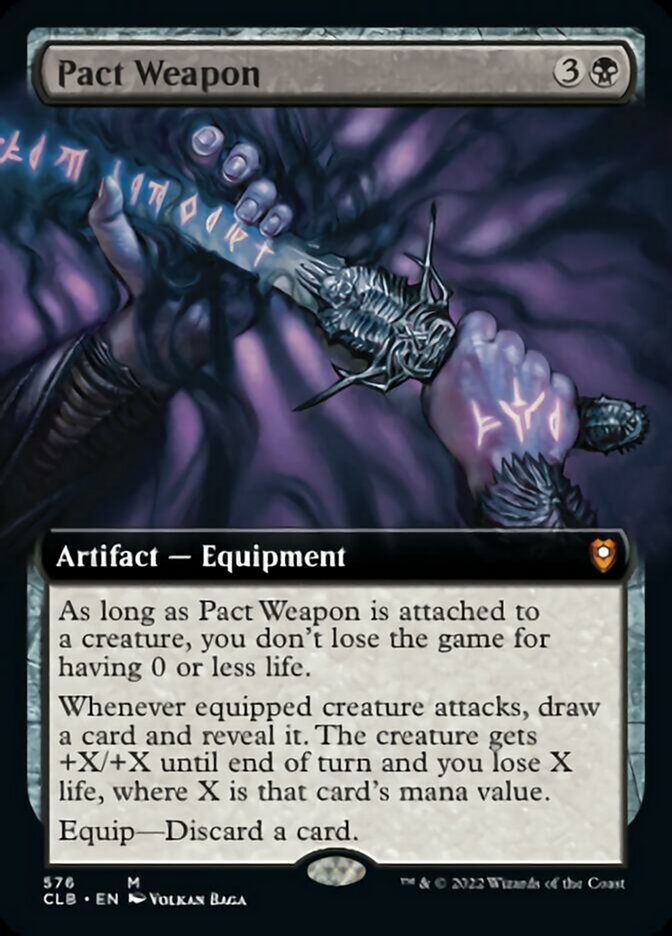 Pact Weapon (Extended Art) [Commander Legends: Battle for Baldur's Gate] | The CG Realm