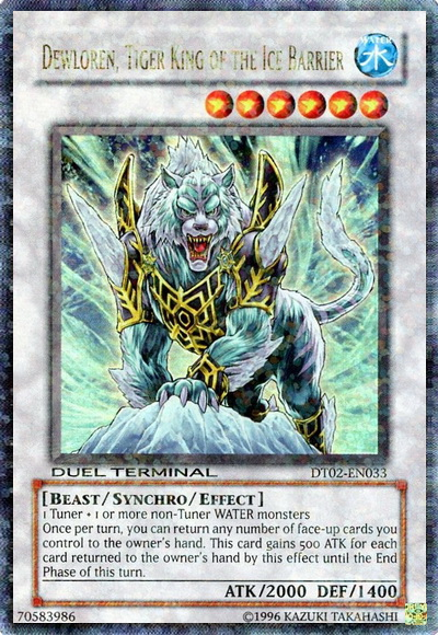 Dewloren, Tiger King of the Ice Barrier [DT02-EN033] Ultra Rare | The CG Realm