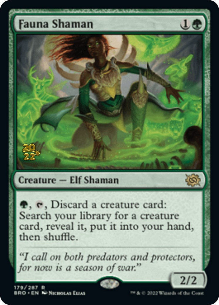 Fauna Shaman [The Brothers' War Prerelease Promos] | The CG Realm