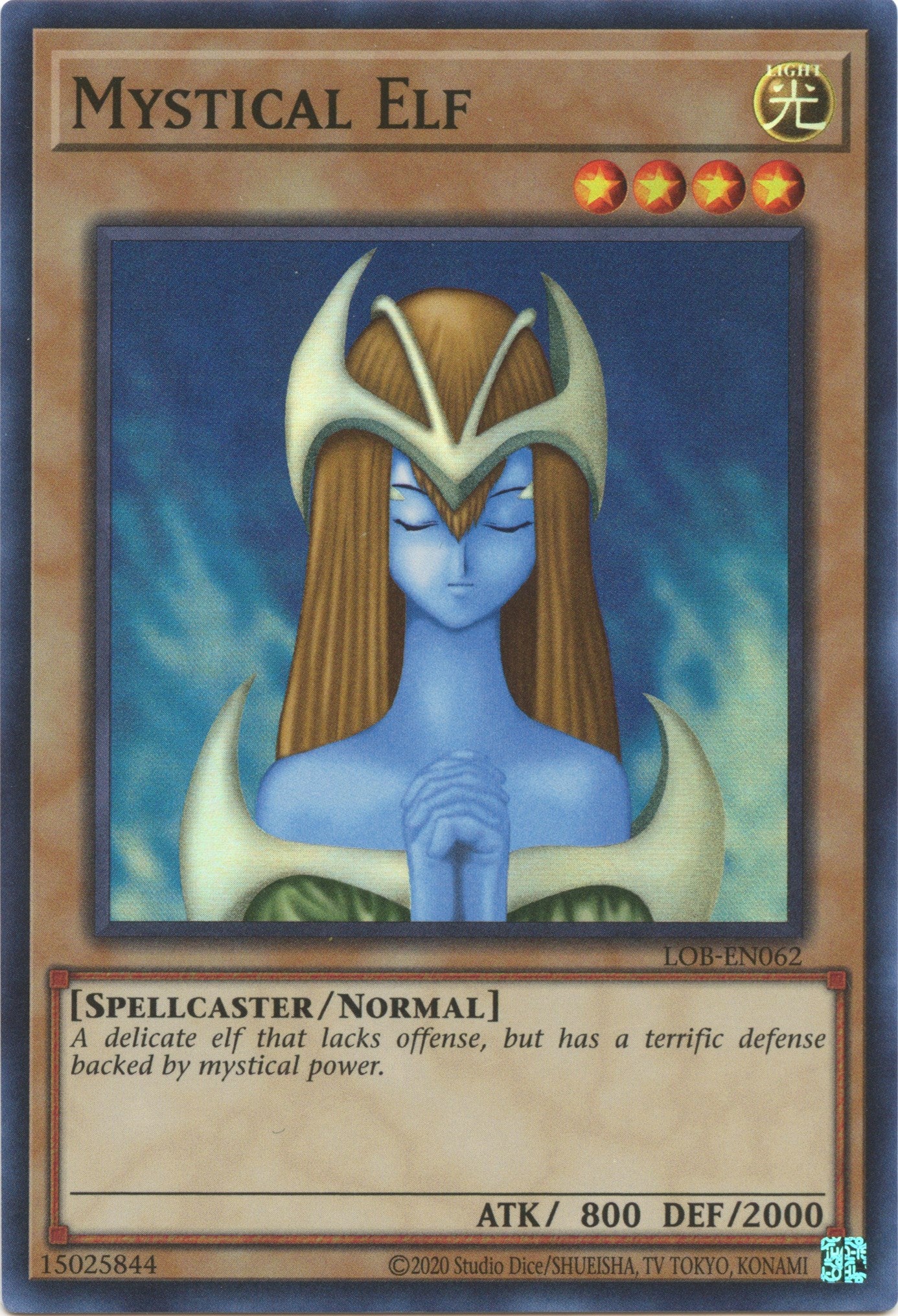 Mystical Elf (25th Anniversary) [LOB-EN062] Super Rare | The CG Realm