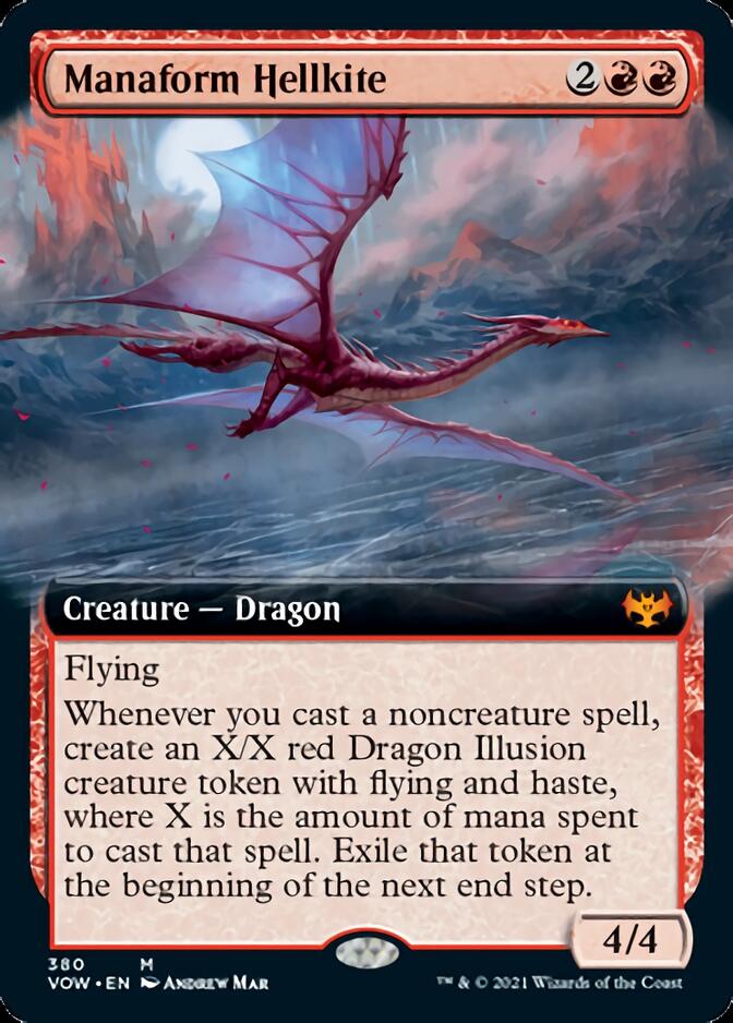 Manaform Hellkite (Extended Art) [Innistrad: Crimson Vow] | The CG Realm