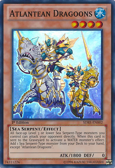 Atlantean Dragoons [SDRE-EN002] Super Rare | The CG Realm