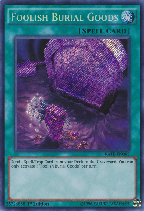 Foolish Burial Goods [RATE-EN065] Secret Rare | The CG Realm