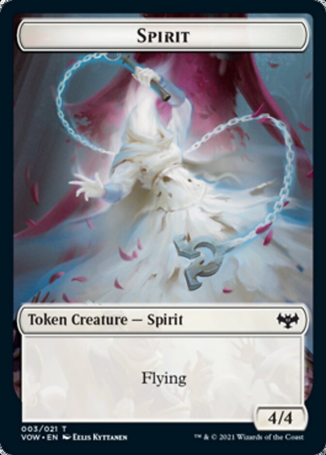 Insect // Spirit (003) Double-Sided Token [Innistrad: Crimson Vow Tokens] | The CG Realm