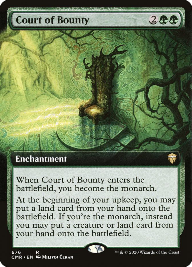 Court of Bounty (Extended Art) [Commander Legends] | The CG Realm