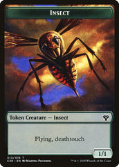 Spirit // Insect (013) Double-Sided Token [Commander 2020 Tokens] | The CG Realm