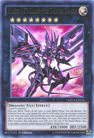 Number 107: Galaxy-Eyes Tachyon Dragon [MP14-EN024] Ultra Rare | The CG Realm