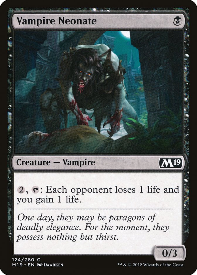 Vampire Neonate [Core Set 2019] | The CG Realm