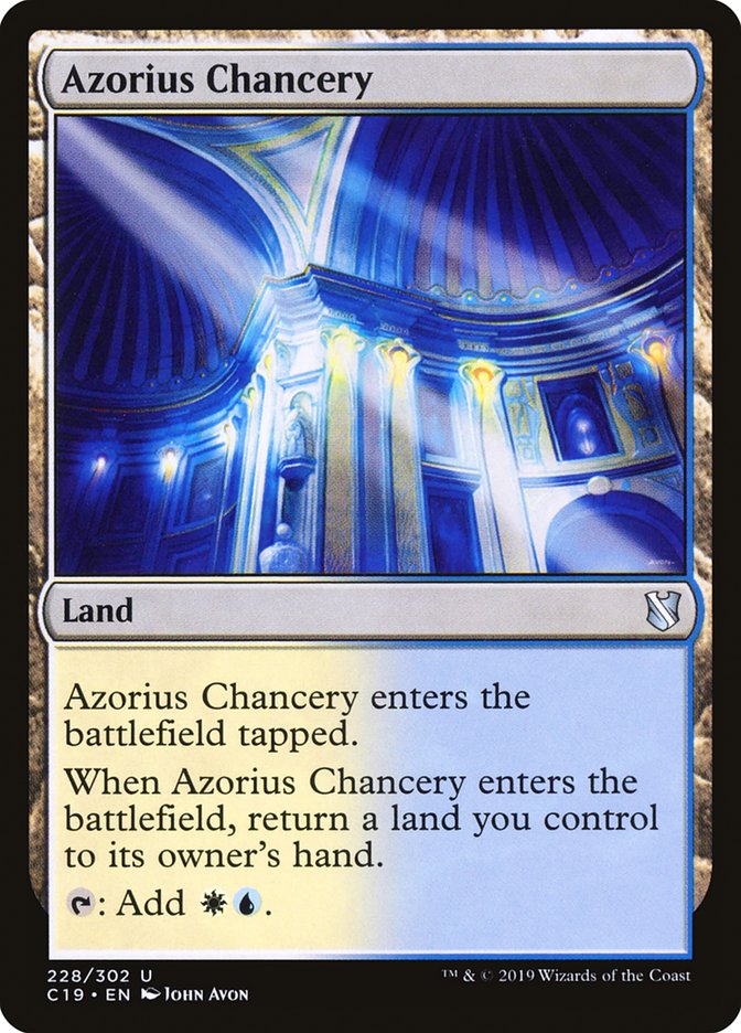 Azorius Chancery [Commander 2019] | The CG Realm