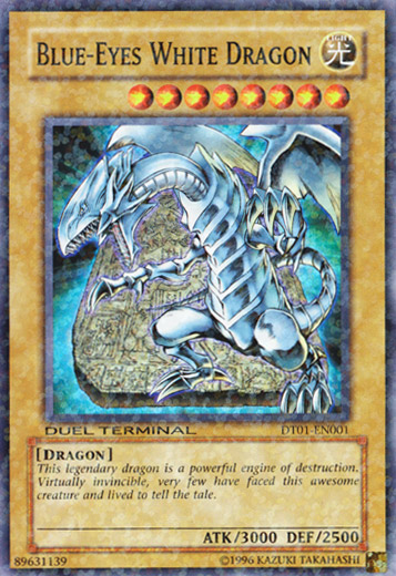 Blue-Eyes White Dragon [DT01-EN001] Super Rare | The CG Realm