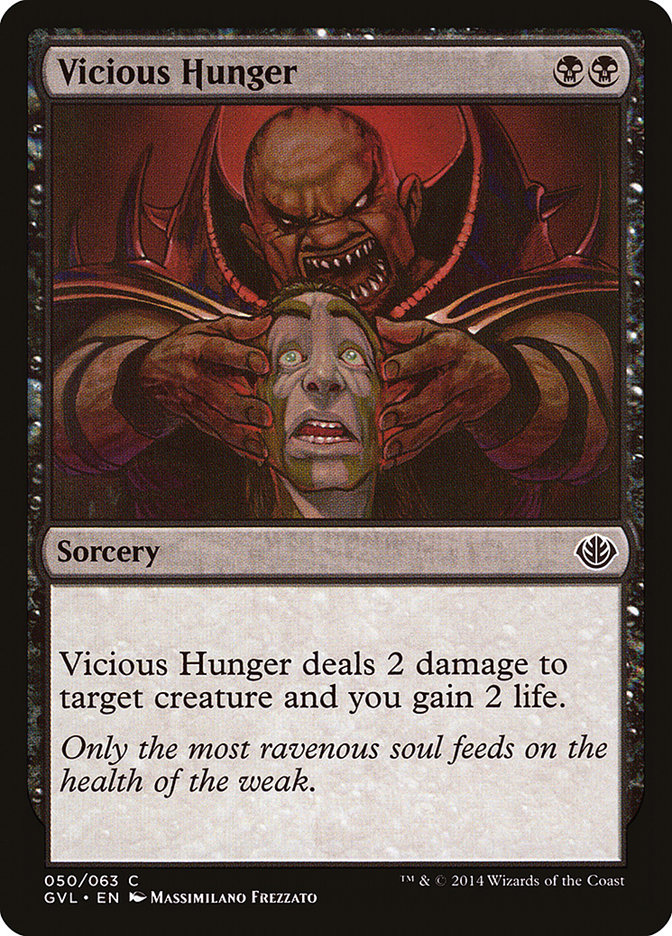 Vicious Hunger (Garruk vs. Liliana) [Duel Decks Anthology] | The CG Realm