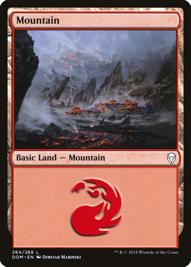 Mountain (264) [Dominaria] | The CG Realm