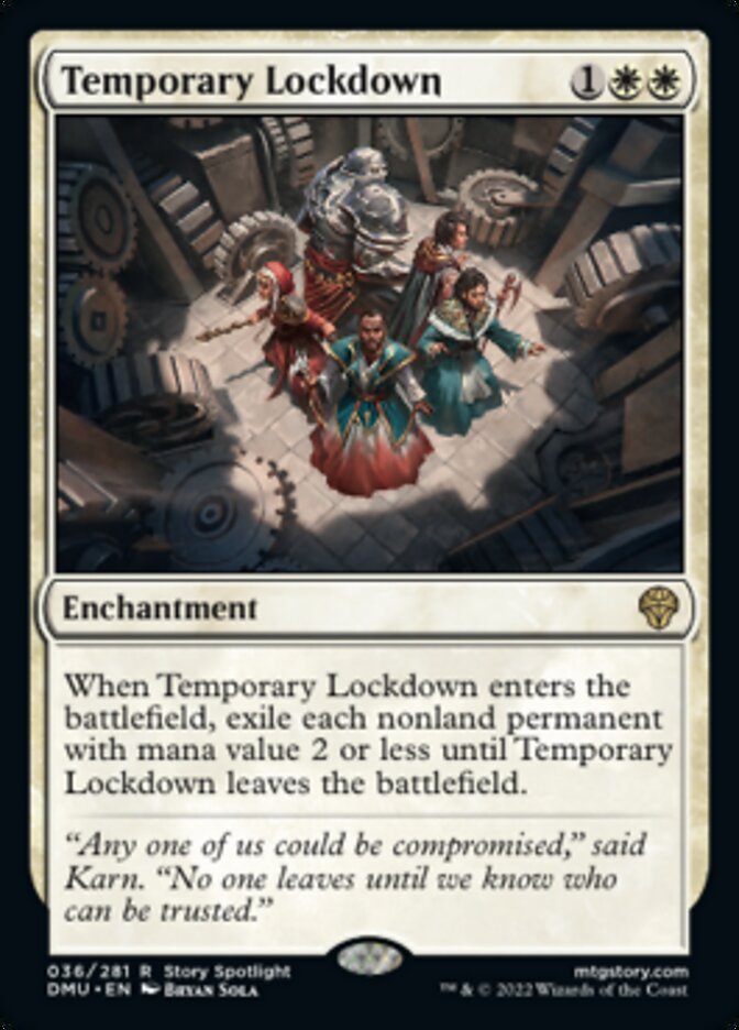 Temporary Lockdown [Dominaria United] | The CG Realm