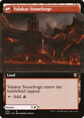 Valakut Awakening // Valakut Stoneforge (Extended Art) [Zendikar Rising] | The CG Realm