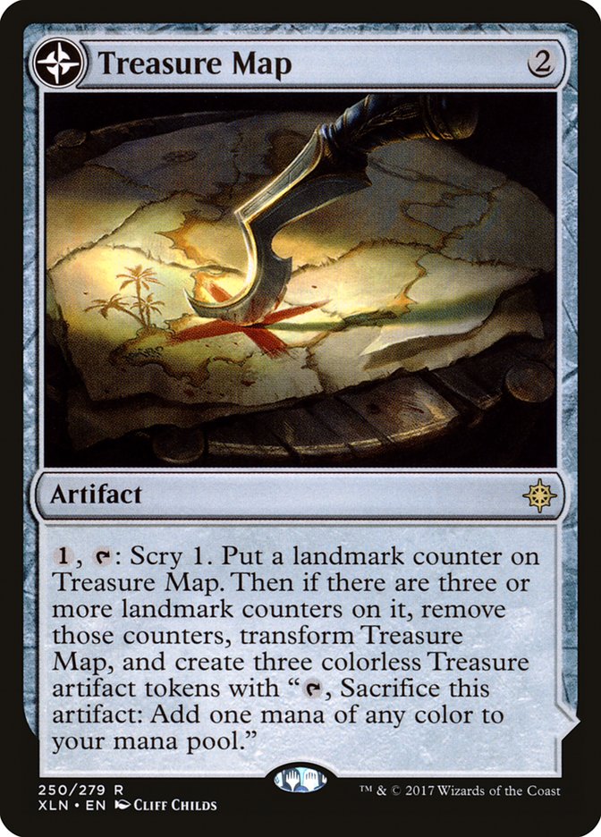 Treasure Map // Treasure Cove [Ixalan] | The CG Realm