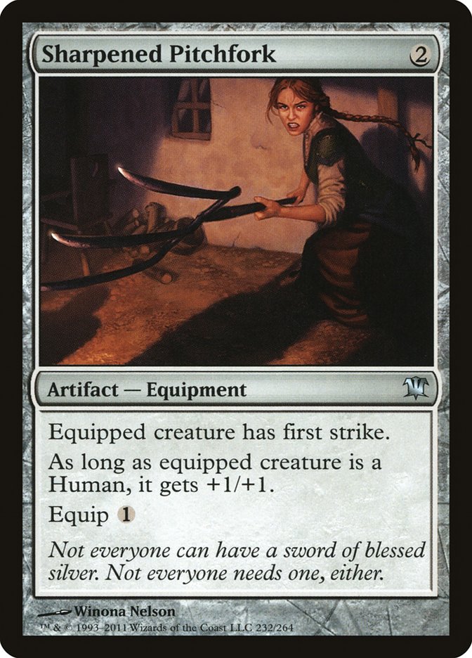 Sharpened Pitchfork [Innistrad] | The CG Realm