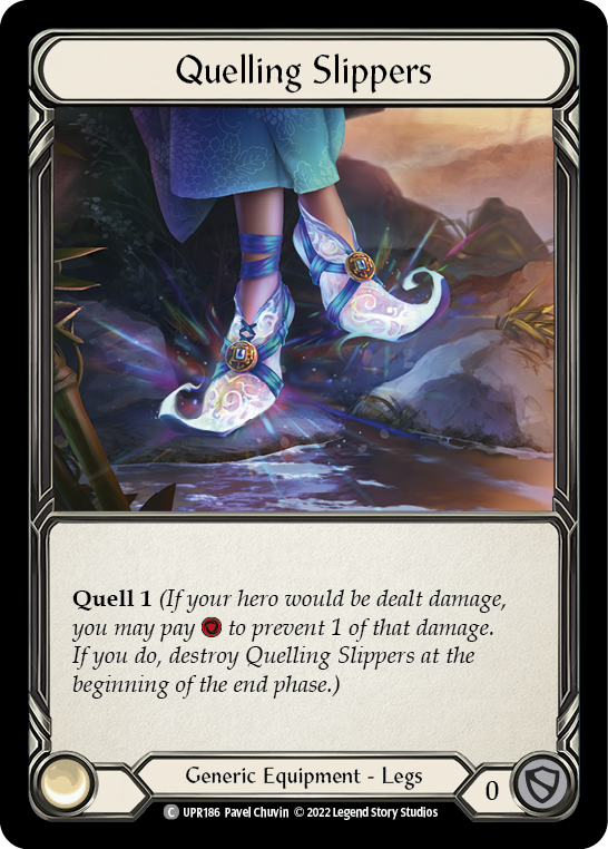 Quelling Slippers [UPR186] (Uprising)  Rainbow Foil | The CG Realm