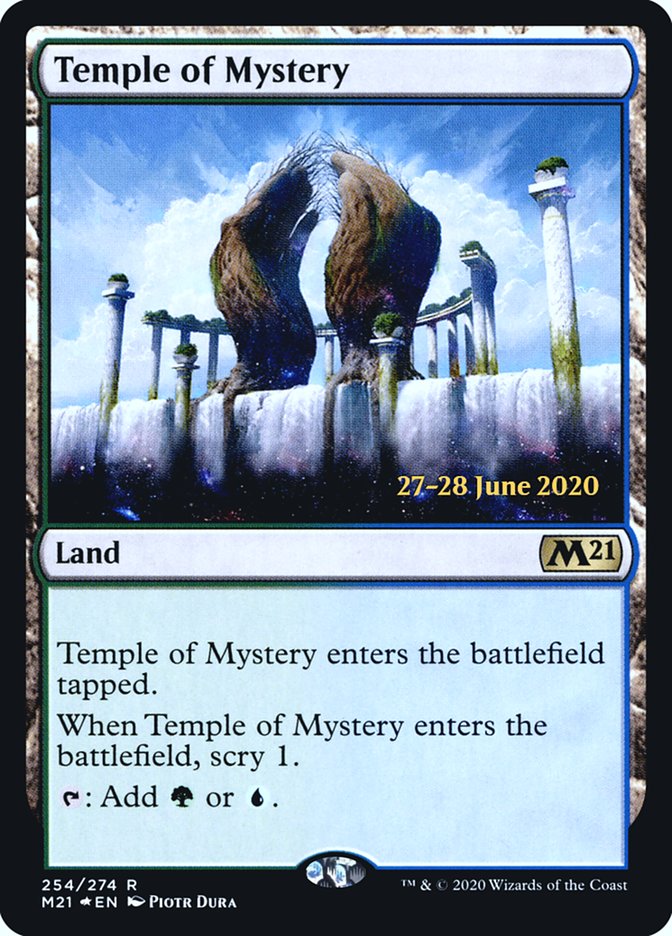 Temple of Mystery [Core Set 2021 Prerelease Promos] | The CG Realm