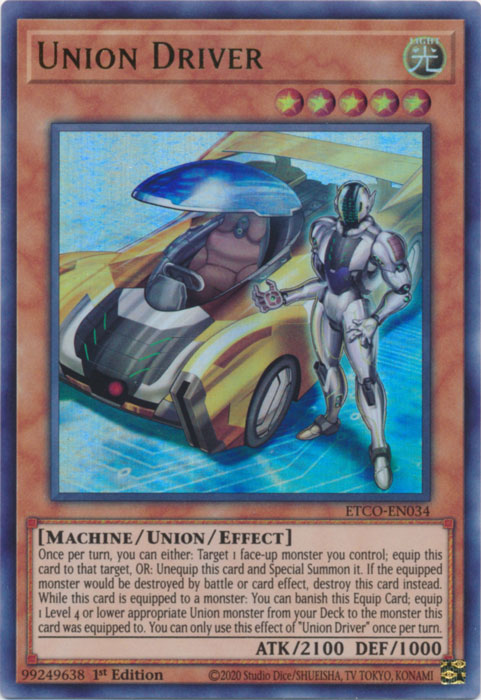 Union Driver [ETCO-EN034] Ultra Rare | The CG Realm