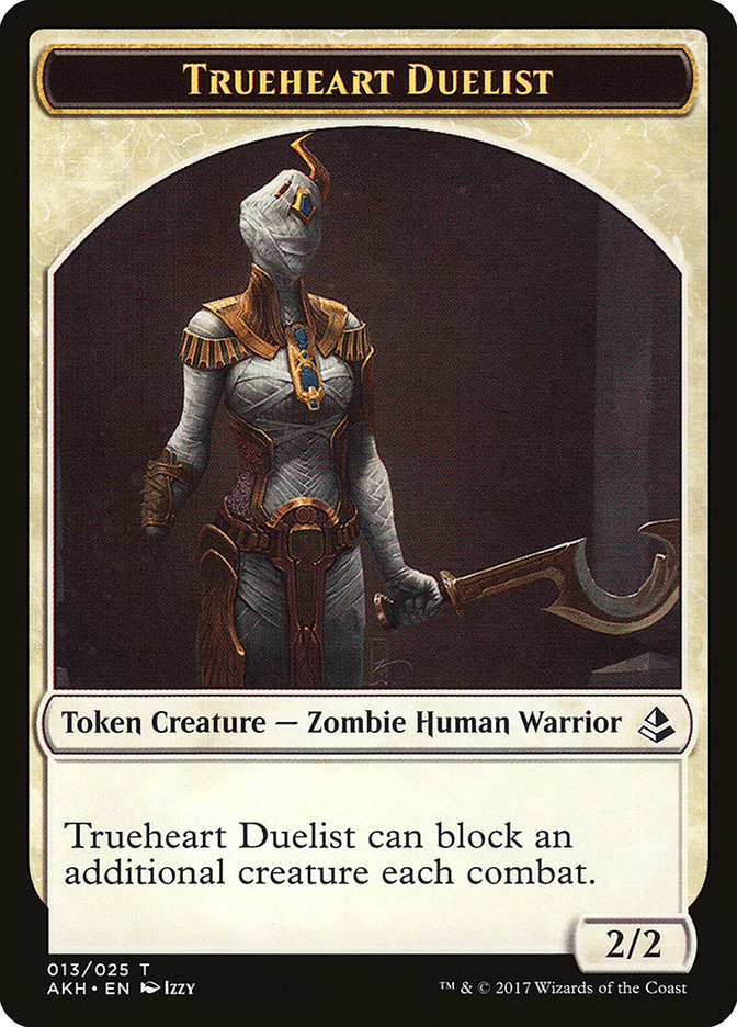 Trueheart Duelist Token [Amonkhet Tokens] | The CG Realm