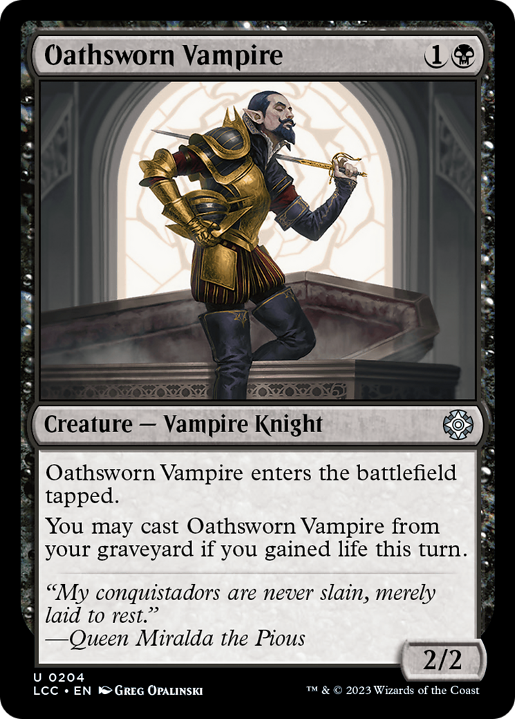 Oathsworn Vampire [The Lost Caverns of Ixalan Commander] | The CG Realm