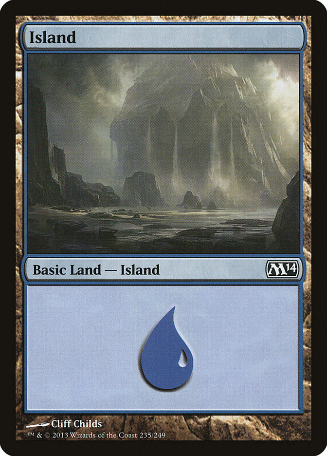 Island (235) [Magic 2014] | The CG Realm