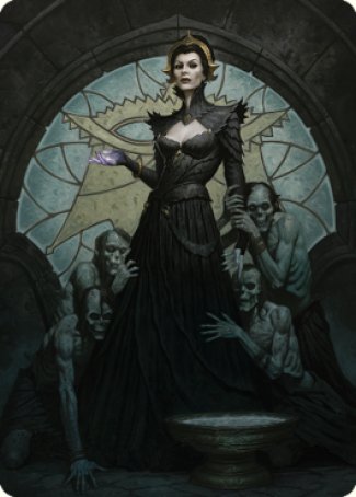 Liliana of the Veil Art Card [Dominaria United Art Series] | The CG Realm