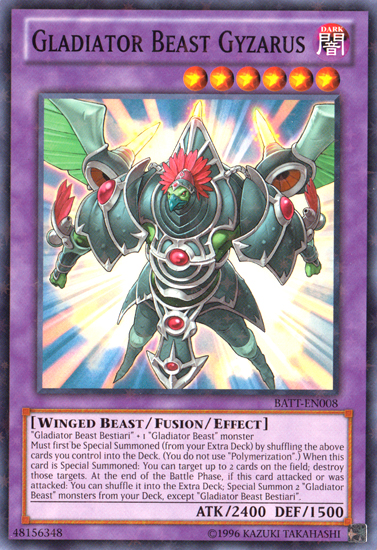 Gladiator Beast Gyzarus [BATT-EN008] Starfoil Rare | The CG Realm