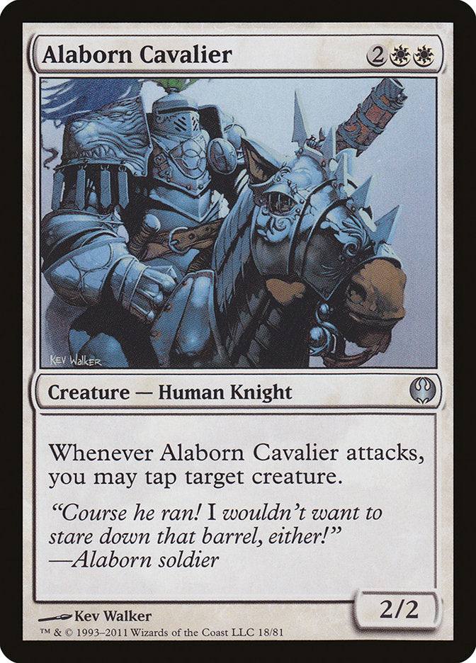 Alaborn Cavalier [Duel Decks: Knights vs. Dragons] | The CG Realm