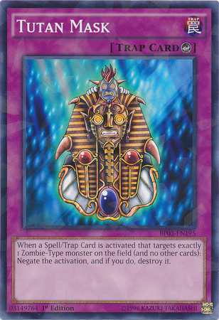 Tutan Mask [BP03-EN195] Shatterfoil Rare | The CG Realm