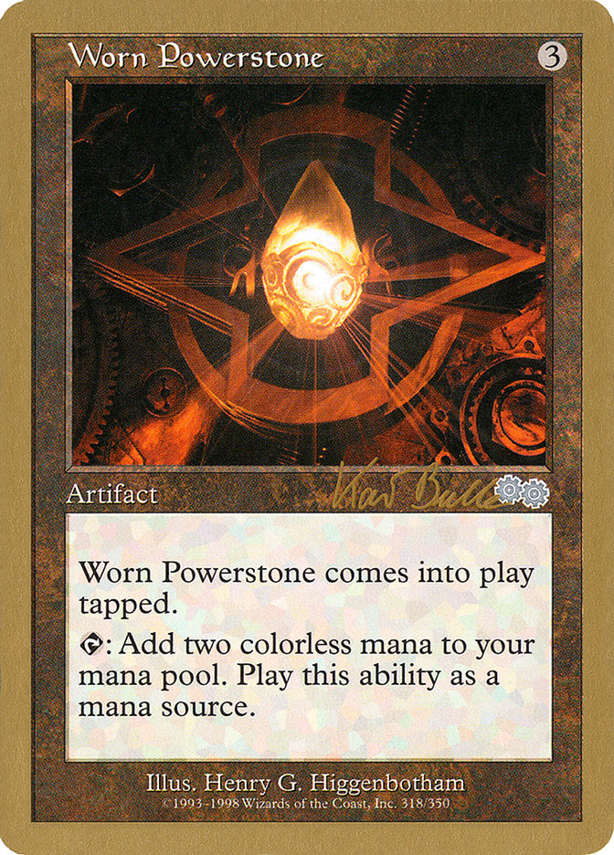 Worn Powerstone (Kai Budde) [World Championship Decks 1999] | The CG Realm