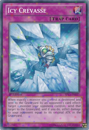 Icy Crevasse [SP13-EN037] Starfoil Rare | The CG Realm