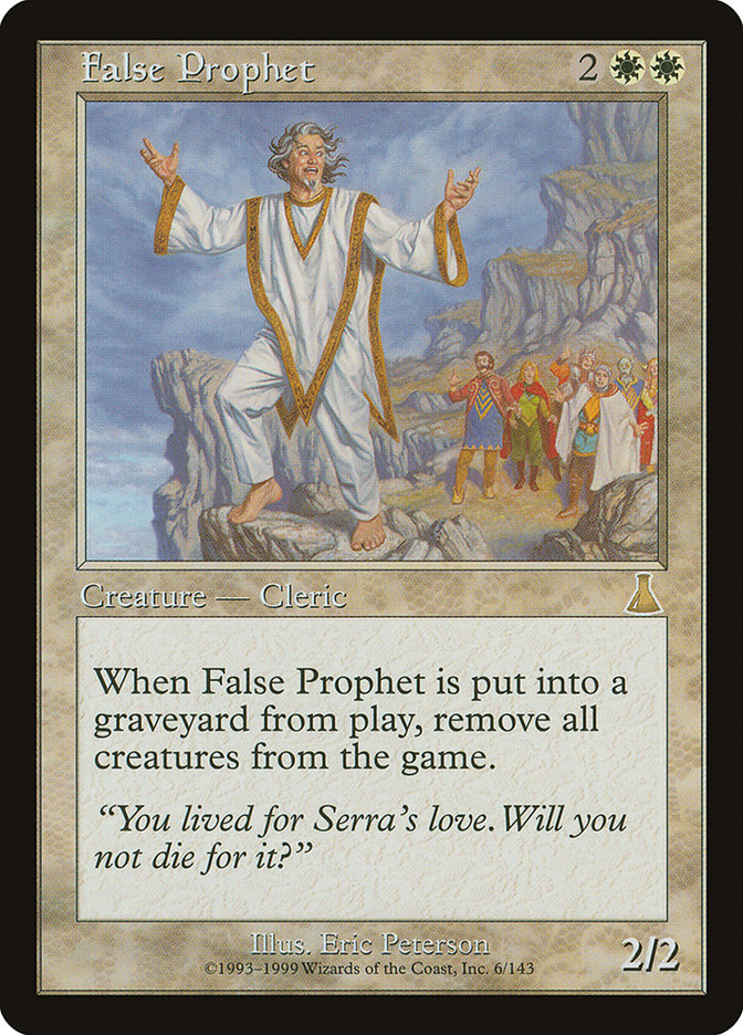 False Prophet [Urza's Destiny] | The CG Realm