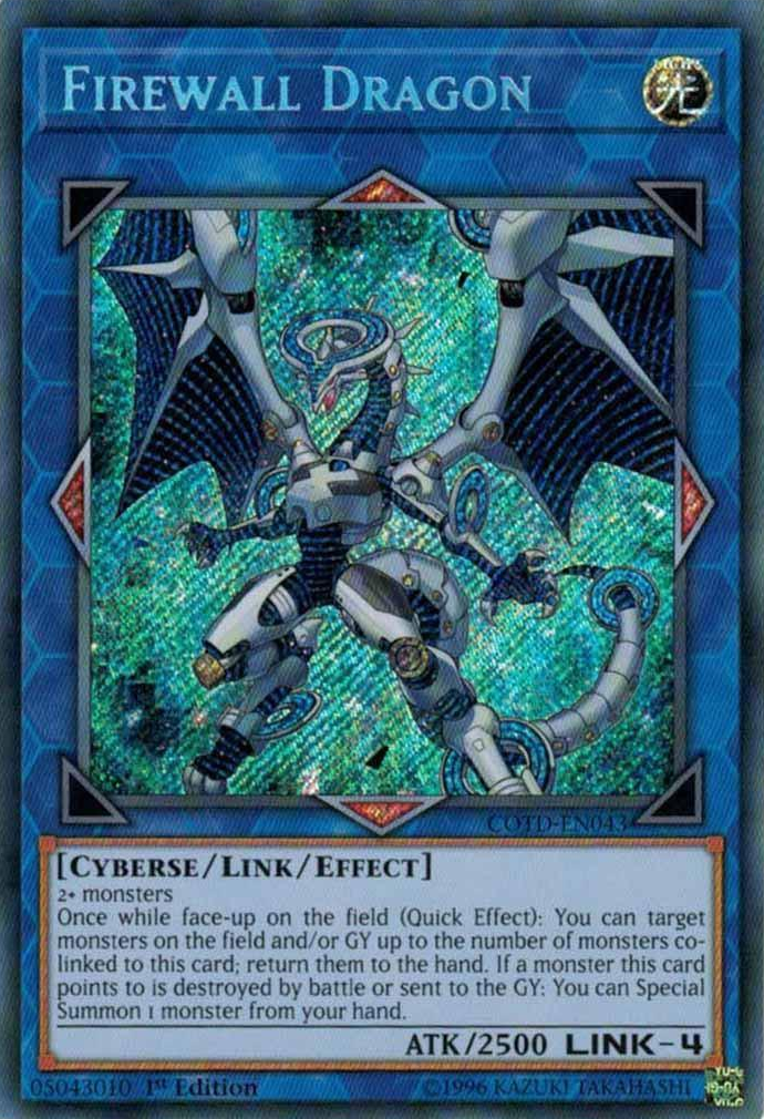 Firewall Dragon [COTD-EN043] Secret Rare | The CG Realm