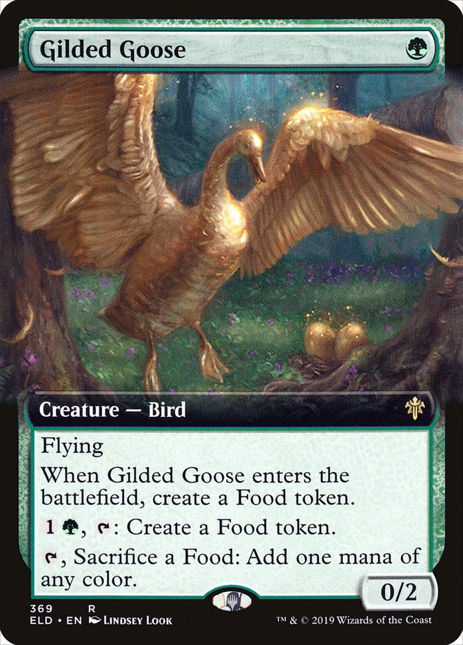 Gilded Goose (Extended Art) [Throne of Eldraine] | The CG Realm