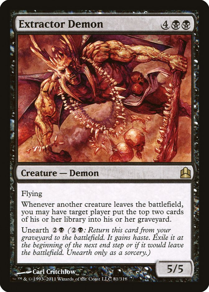 Extractor Demon [Commander 2011] | The CG Realm