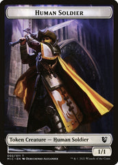 Angel // Human Soldier Double-Sided Token [Double Masters Tokens] | The CG Realm