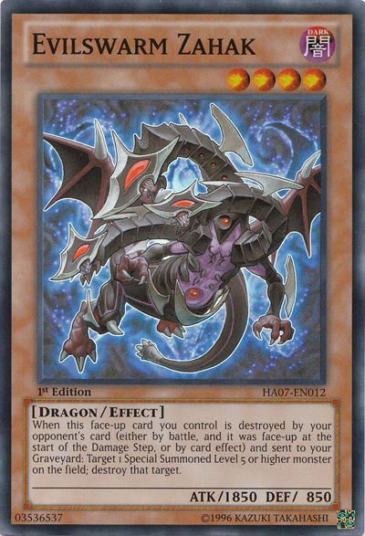 Evilswarm Zahak [HA07-EN012] Super Rare | The CG Realm