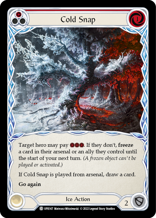 Cold Snap (Red) [UPR147] (Uprising)  Rainbow Foil | The CG Realm