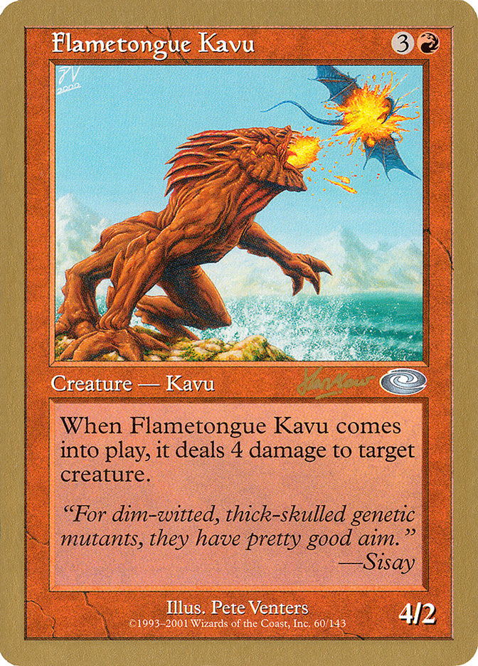 Flametongue Kavu (Sim Han How) [World Championship Decks 2002] | The CG Realm