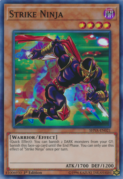 Strike Ninja [SHVA-EN021] Super Rare | The CG Realm