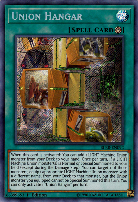 Union Hangar [BLRR-EN092] Secret Rare | The CG Realm