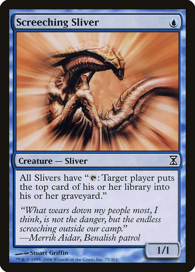 Screeching Sliver [Time Spiral] | The CG Realm