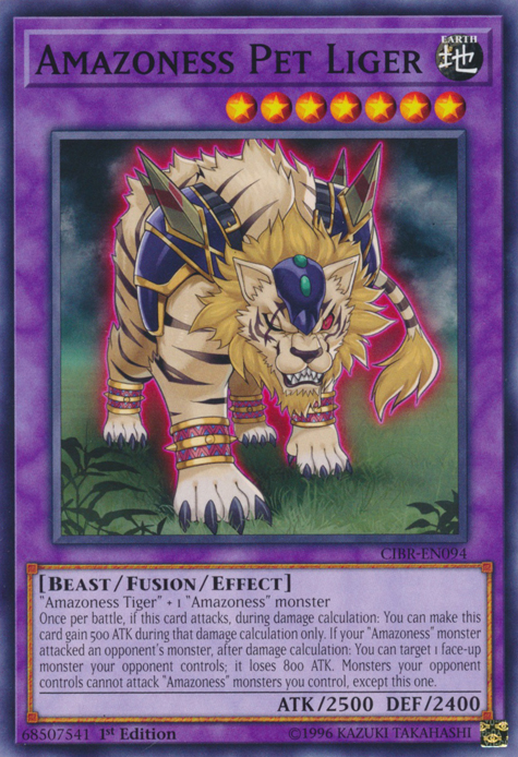 Amazoness Pet Liger [CIBR-EN094] Common | The CG Realm