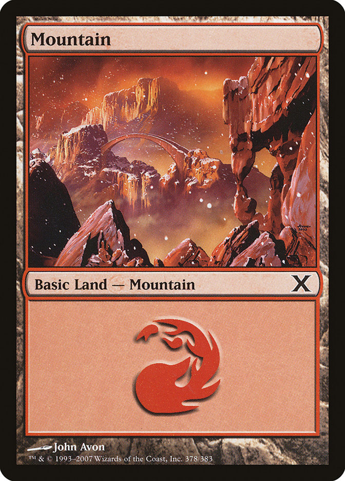 Mountain (378) [Tenth Edition] | The CG Realm