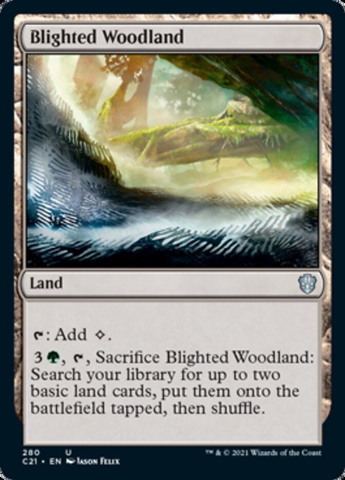 Blighted Woodland [Commander 2021] | The CG Realm