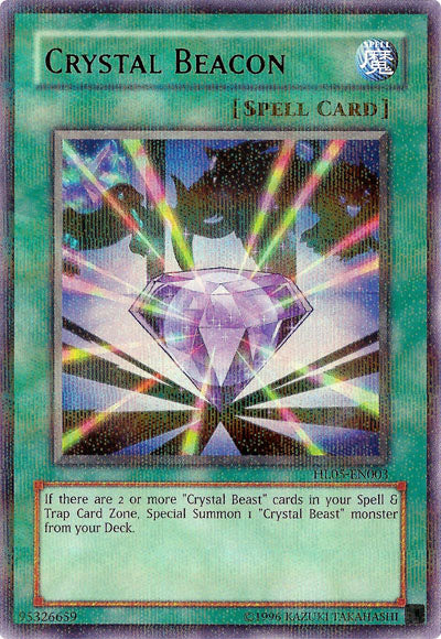 Crystal Beacon [HL05-EN003] Parallel Rare | The CG Realm