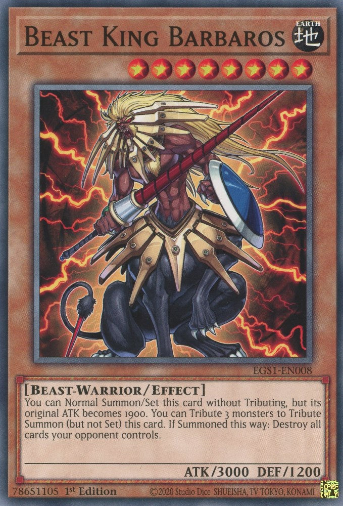 Beast King Barbaros [EGS1-EN008] Common | The CG Realm